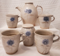 Beautiful Pottery Tea Set - $60 for all, in Orleans ON
