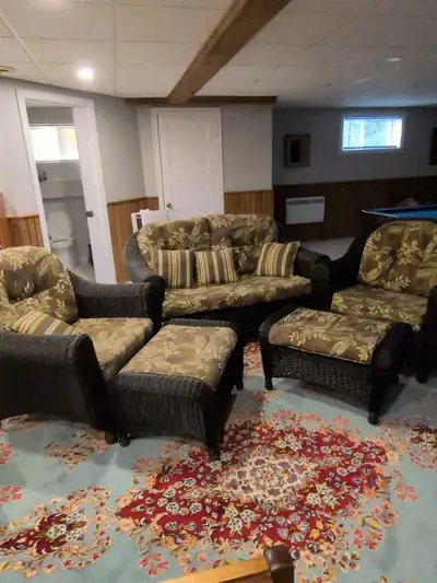 Ensemble patio en osier / Wicker Patio Set, View more