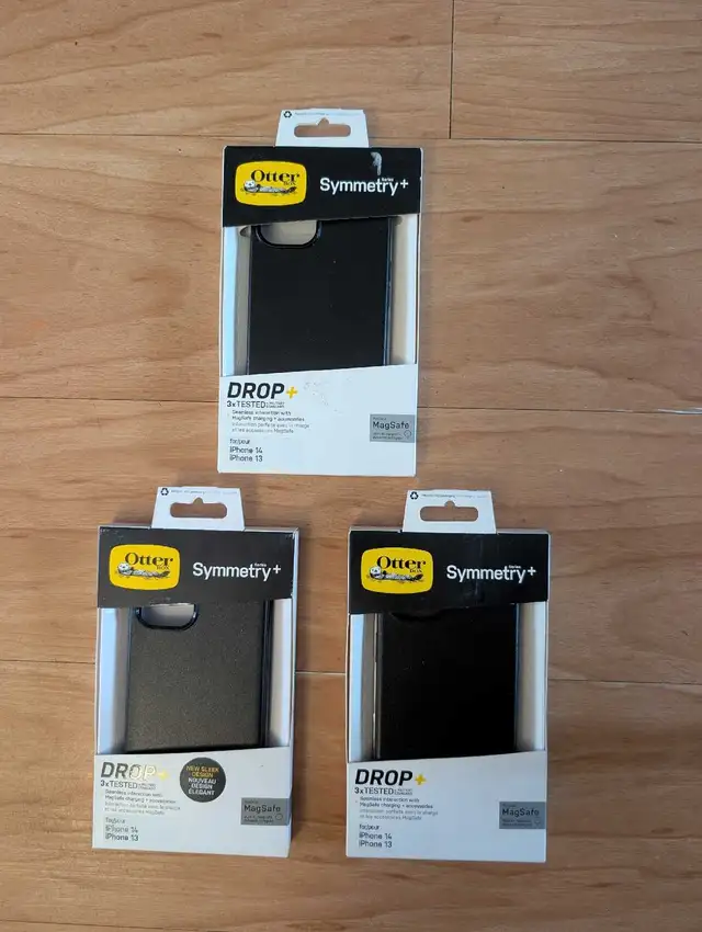 iPhone 13/14 Otterbox Symmetry+ w/MagSafe case - Black in General Electronics in Oshawa / Durham Region - Image 2