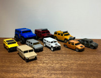 Die cast and plastic Hummer lot