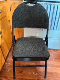 Indoor padded folding chairs