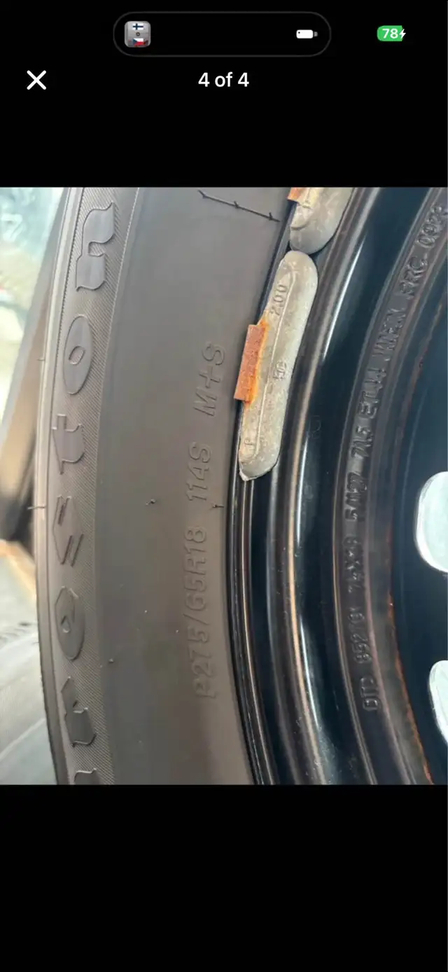 Jeep Wrangler Snow Tires( New) in Tires & Rims in Cambridge - Image 4