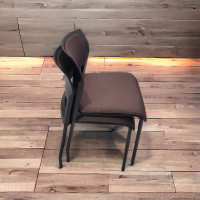 Armless Executive Guest Chairs by Steelcase USA - Stackable