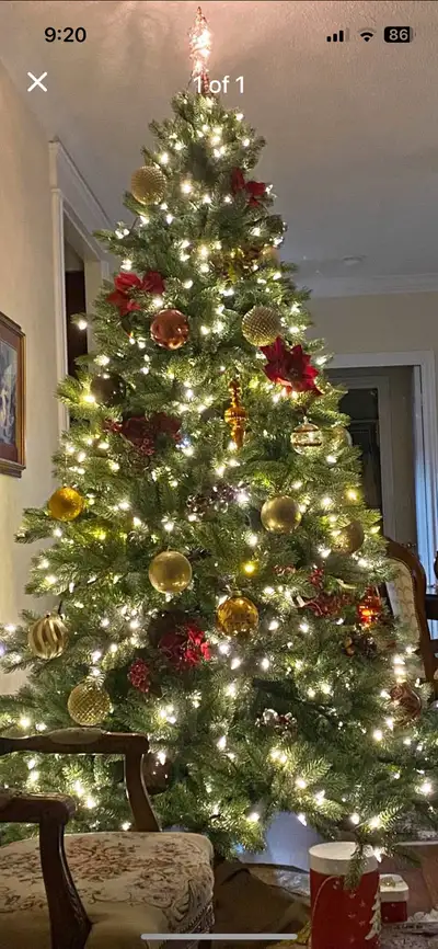 7ft Christmas Tree with LED Lights , View more