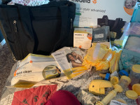 Medela Double breast pump, mobile pump and hand pump +++
