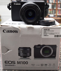 Canon M100 Mirrorless Camera