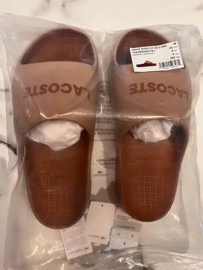 Lacoste slides, View more