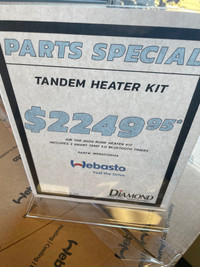 Webasto Tandem Heater Kits, Air and Coolant Heaters w/ Bluetooth