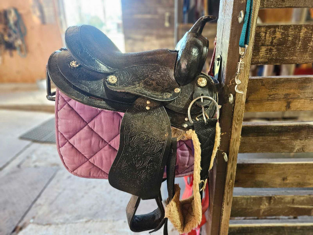 Youth Western Saddle in Equestrian & Livestock Accessories in Brantford - Image 2