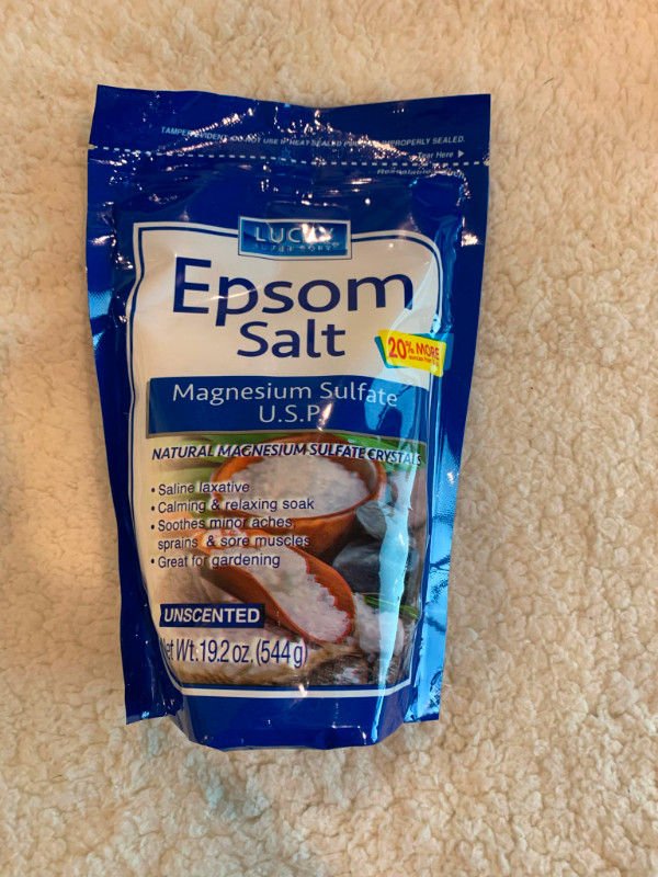 NEW Lucky Super Soft Magnesium Sulfate U.S.P. Epsom Salt, 19.2OZ in Health & Special Needs in Windsor Region