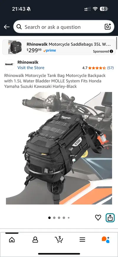 Water Bladder: Equipped with a 1.5L water bladder compartment and water bladder to meet the water so...