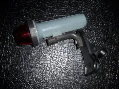 Takes 2 D cell batteries