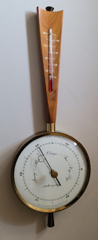 Vintage 1956  Airguide Barometer By Airguide Instrument Co. USA
