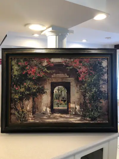 Floral Doorway Framed - By Cyrus Afsary Bombay Company, View more