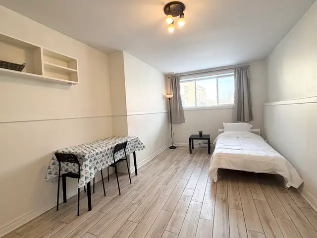 Studio tout inclus et meublé- metro St Michel