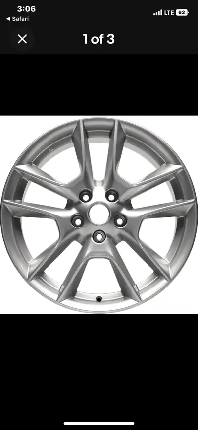 Mags original Nissan, de Nissan Maxima. 18 pouces, 5*114.3 2009-2014 Usage pas de pneu 3 disponible