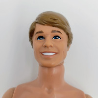 Barbie All Star Ken Doll 1982 Brunette Nude Articulated Waist Ta