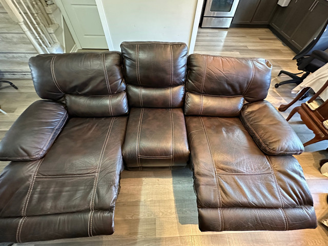 Upholstered Power Reclining Soda 93” in Couches & Futons in Markham / York Region - Image 2