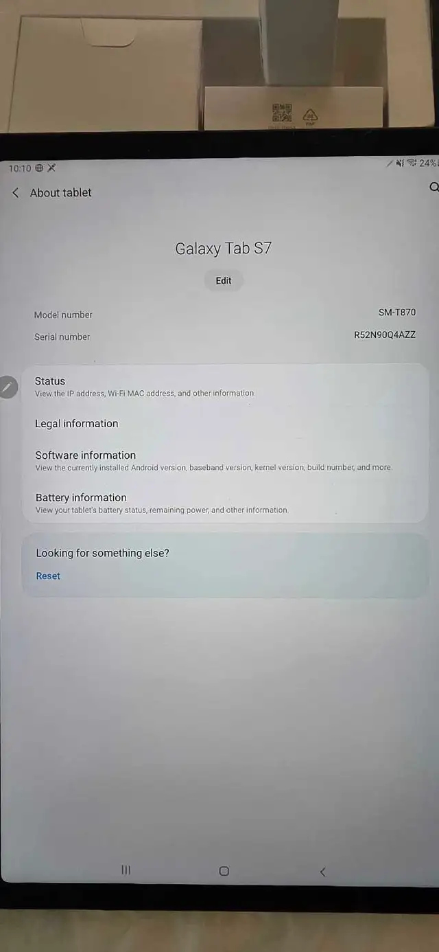 Samsung Tab S7 tablet  in General Electronics in Markham / York Region - Image 3