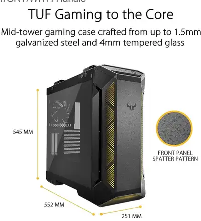 Sealed box , new Mid-Tower Computer Case for up to EATX Motherboards with USB 3.0 Front Panel with H...
