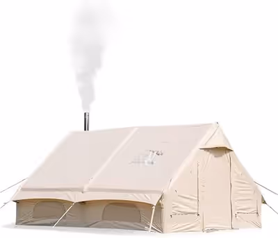 Brand new 4 season inflatable canvas tents! 2-6 person capacity Floor size: 13ft x 9.8ft Roof height...