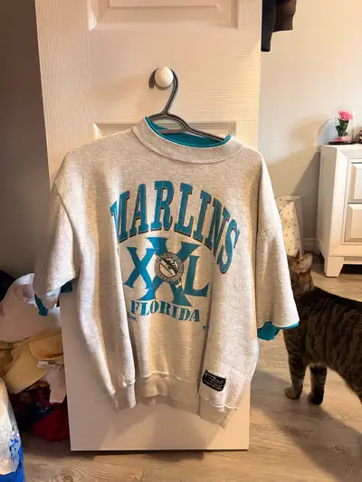 Vintage 90s Florida Marlins crewneck, View more
