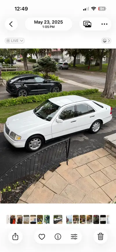 1994 Mercedes C220 with only 121,000 km . Well maintained . Original paint , no winters . Turn key ....