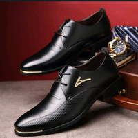 Men's black shoes