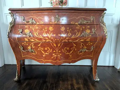 Vintage 3 Drawer Commode Dresser, View more
