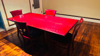 [UNIQUES] Table salle à manger + [4] Chaises