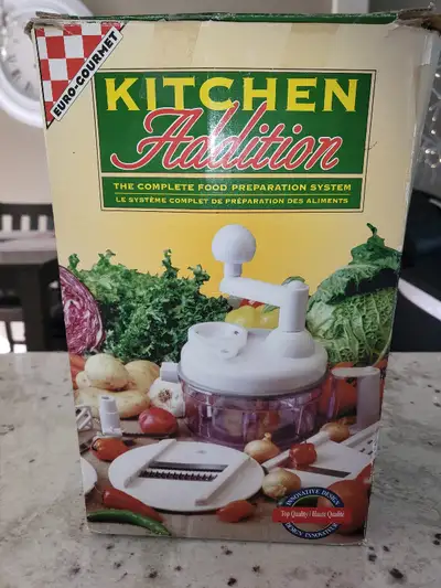 This is the Kitchen Addition Food Processor. It's brand new and had never been used. It was purchase...