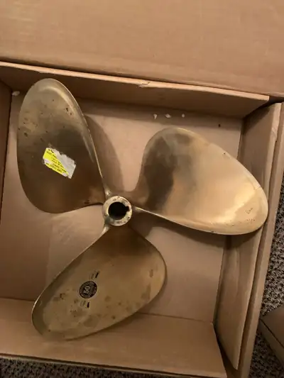 Two, 17 “ by 17 pitch Dymex propellers, 1.25” shaft, fully reconditioned, came off an early 1990’s S...