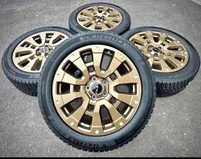 OEM HONDA RACING 20” rims with Michelin Ice X snow tires 255/50 R20. New. Only driven home then take...