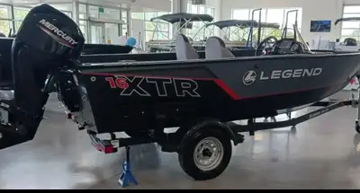 Fishing boat, mint condition, winterized every year, kept under a lean to, 1 owner, trailer included