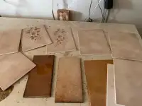 Ceramic tiles left over