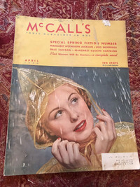 McCall’s Magazines  April May November 1940