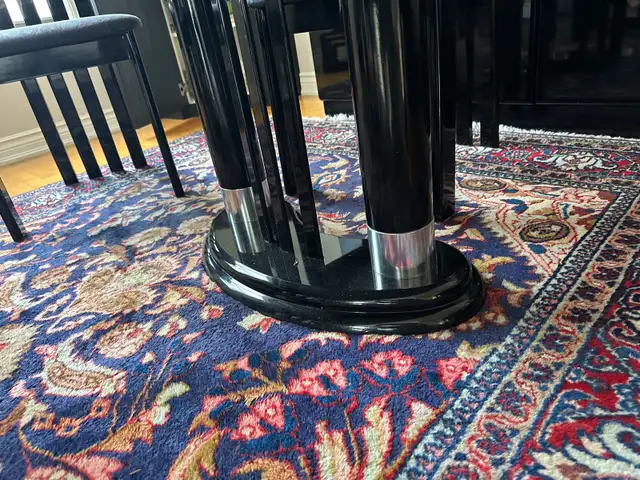 Dinning Room Table and Glass China Cabinet w/ High Gloss Cabinet in Dining Tables & Sets in Bedford - Image 10