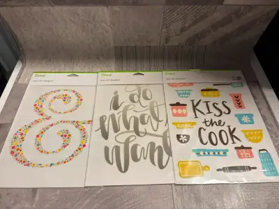 3 designs Cricut prêt à apposer sur tissus, View more