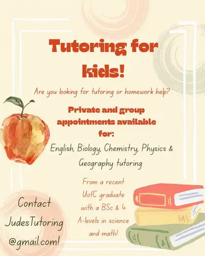 For extra help during the teachers strike! Tutoring sessions available for elementary- high-school a...