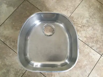 STAINLESS STEEL UNDERMOUNT SINK DIM 17.25x17.25 INCHES , View more