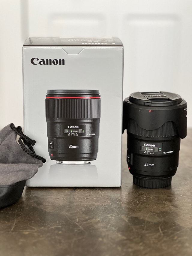 Sony 35mm Canon EF 35mm II USM Lens Boxed Canon Rf 35mm