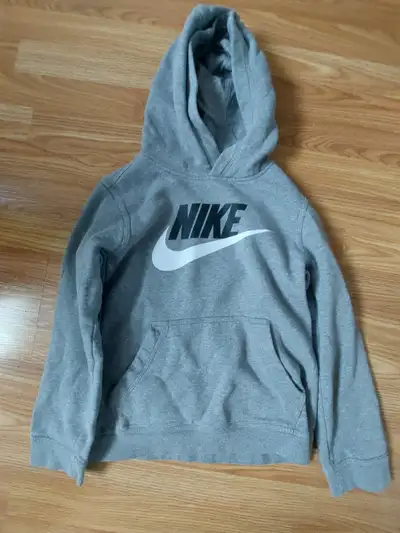 Nike grey hoodie youth medium, View more
