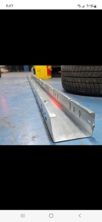 Steel galvanizedTroughing/wireway with covers4" x 4" x 10ft