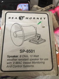 Vintage boat speaker