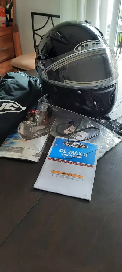 HJC motorcycle helmet with flip up chin bar, View more