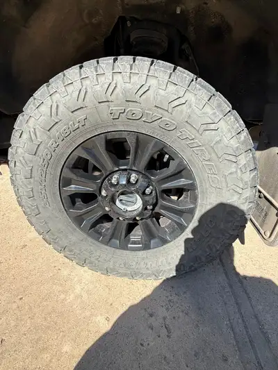 Great tires, just upgraded rims and tires. Have about 17000-20000km on them. Still in great conditio...