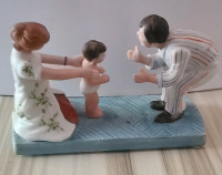 Norman Rockwell figurine "Baby's First Steps" 1983