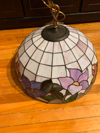 Tiffany Style swag lamp - very good condition