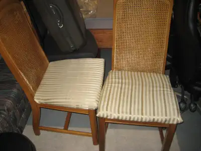 ********** MULTIPLE ITEMS priced individually ********** 1. A pair of classic chairs with high back...