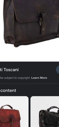 Maledetti toscani Italian leather briefcase 